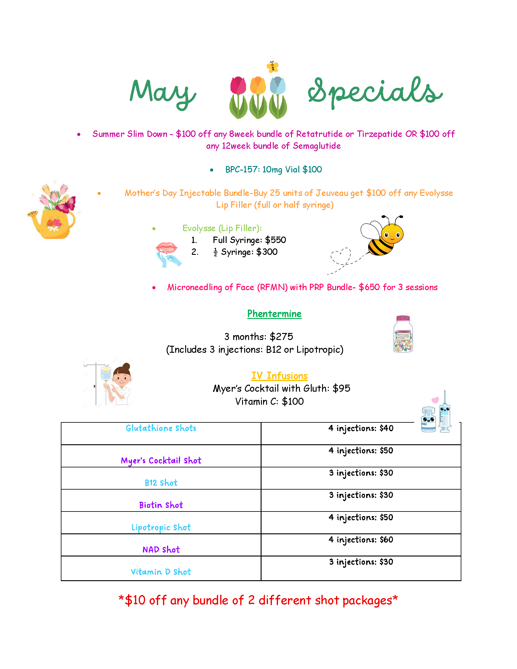 May Specials for Simply Direct Medicine