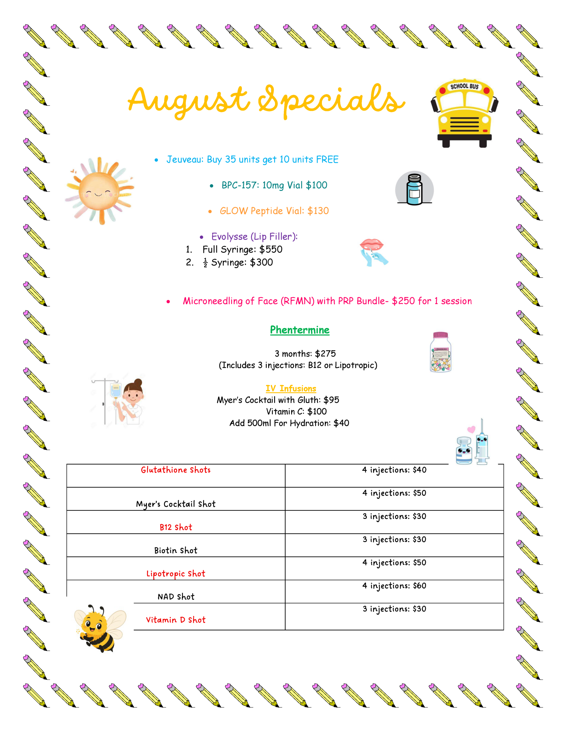 August 2026 Specials for Simply Direct Medicine
