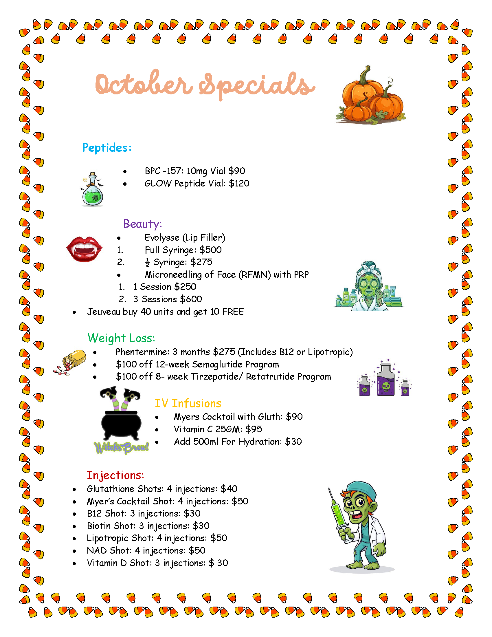 October 2026 Specials for Simply Direct Medicine